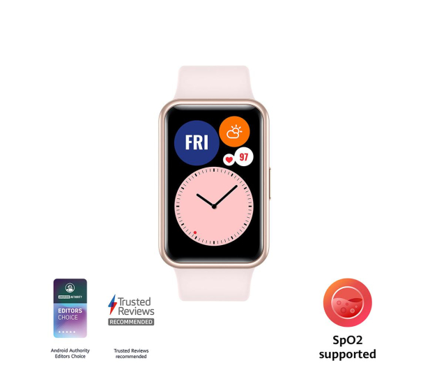 Huawei Watch Fit różowy - 589772 - zdjęcie 2